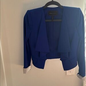 BCBGMaxAzria Royal Blue Draped Jacket